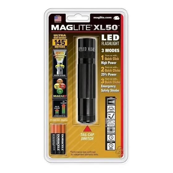 Linterna Negra Xl50-s3016 Maglite 4835 Xavi