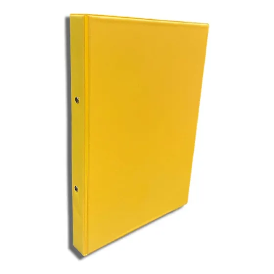 Carpeta 02 Anillos A4 Plástica Amarillo