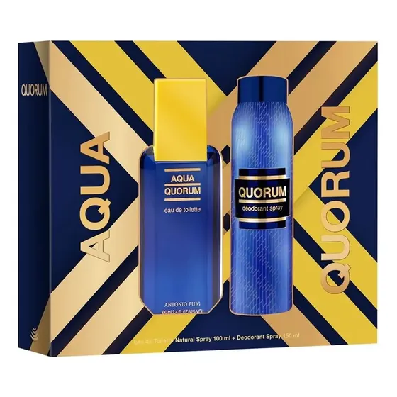 Antonio Puig Aqua Quorum Set 100ml+150ml Deo