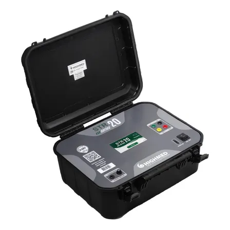 Highmed Terrômetro Nbr 5410, Frequencia Variavel, Corrente Curto Circuito Até 165ma, Datalogger E Tela Colorida Touch Screen De 4 Polegadas