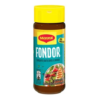 Kit C/ 2 Tempero Po Para Aves E Peixes Maggi Fondor Vidro Kit C/ 2 Tempero Po Para Aves E Peixes Maggi Fondor Vidro