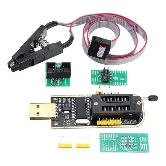 Ch341a Ch341 Flash Eeprom Bios Programador Pinza