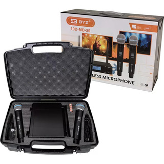 Microfone Sem Fio Duplo Profissional Uhf KaraokĂȘ Igrejas Microfone Sem Fio Duplo Profissional Uhf KaraokĂȘ Igrejas