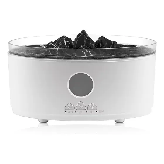 Humidificador Difusor Aromático 120ml Volcán 3d Con Luces