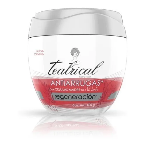 Teatrical Crema Facial Células Madre Anti Arrugas 400 Gr Tipo de piel Mixta