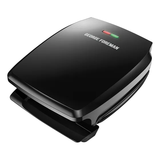 Parrilla Eléctrica Interior George Foreman Gr340fb Para 4 Po