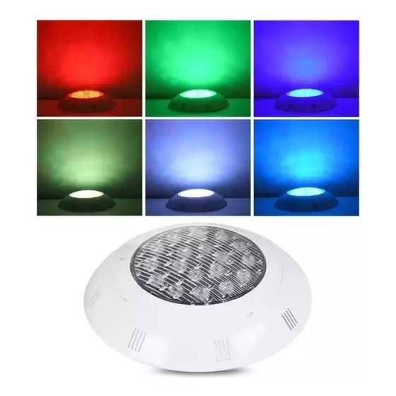 Foco Lámpara Led Piscina Control Remoto 18w 12v Rgb G7676