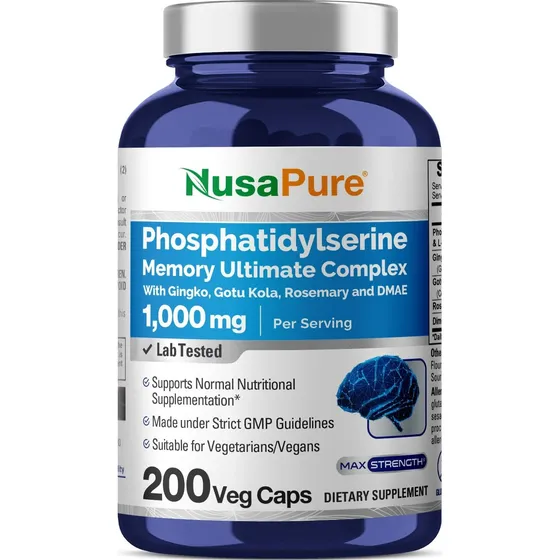 Suplemento Nusapure De Fosfatidilserina Memory 1000 Mg 200 C