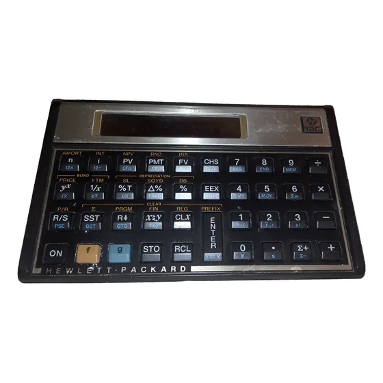 Calculadora Financiera Hewlett Packard 12c Operativa
