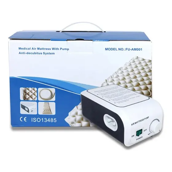 Colchón Anti Escaras Con Motor Medicaltec Color Blanco