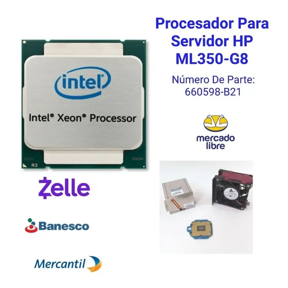 Procesador Gen8 Xeon Hp E5-2620 660598-b21 Ml-350p
