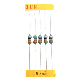 Kit 05 Indutor Axial 33uh 10% 1/2w Kit 05 Indutor Axial 33uh 10% 1/2w