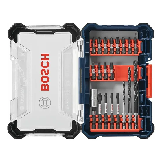 Juego De Taladros De Impacto Bosch Driven Ddmsd20 Con 20 Pie