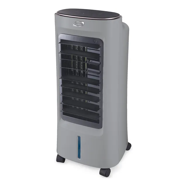 Enfriador Evaporativo Portátil Evans 90w 6l 4 Velocidades Color Gris