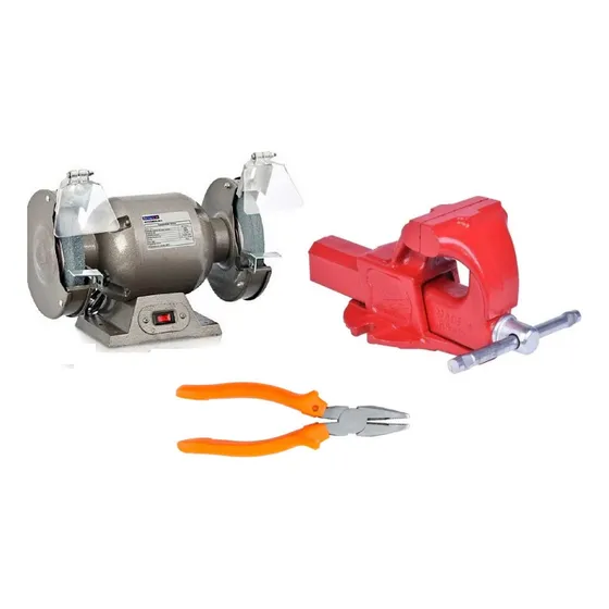 Morsa Torno Marcon N 3+ Moto Esmeril 6   110 V + Alicate 