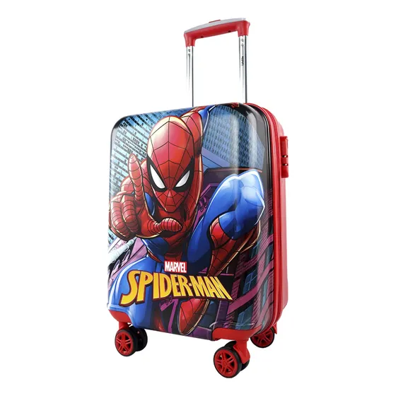 Maleta Infantil Spiderman 46 Cm Con Candado Seguridad Valija