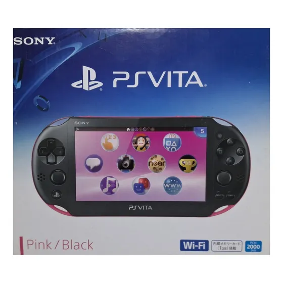 Sony Psvita Slim Pink/black Rosa/preto