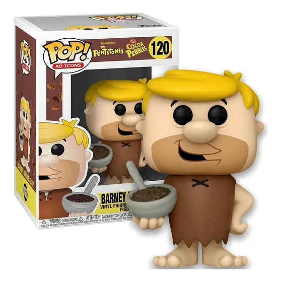 Funko Pop! Barney Rubble #120 Pablo Marmol Con Cereal