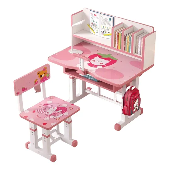 Lazydot Juego De Escritorio Y Silla Para Niños, Escritorio De Estudio Para Niños De Altura Ajustable Escritorio De Lectura Ergonómico Con Cajón Para El Hogar De Los Niños Con Cajón Pour Enfants