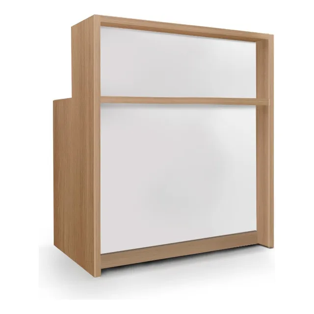 Mostrador Modular, Mesa De Recepción De 90cm - Nexus Color Macadamia