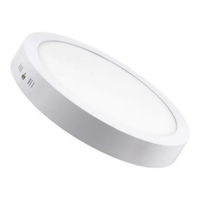 Lampara 24w Led Panel Ojo De Buey Buey Sobreponer Techos !!!