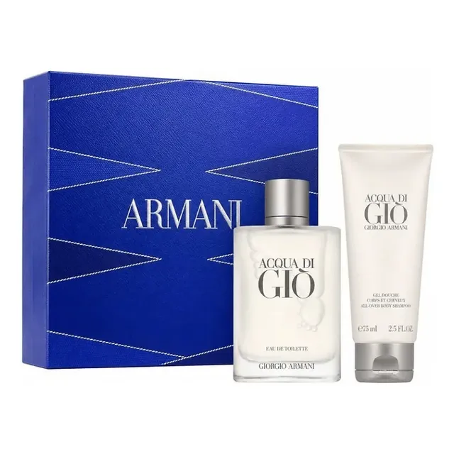 Armani Acqua Di Gio Masculino Eau De Toilette 100ml + Shower Gel 75ml  