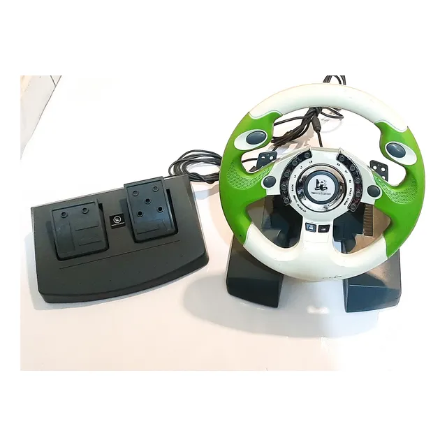 Volante + Pedal Videojuegos Pc