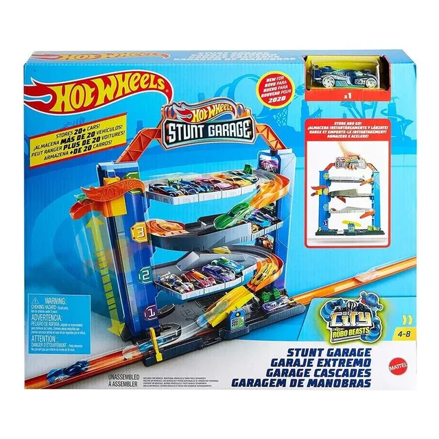 Pista De Juguete De Hot Wheels Garage Extremo