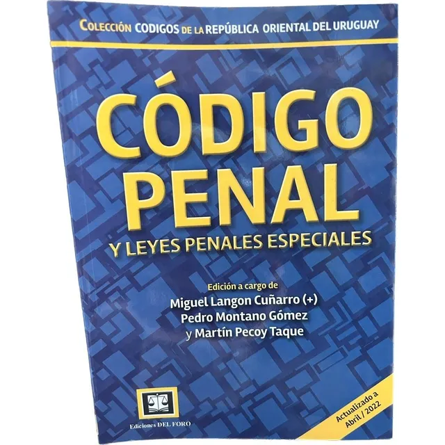 Código Penal Y Leyes Penales Especiales ( 2022 ) / Enviamos