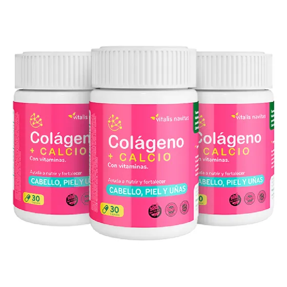 Plan 90 Días Suplemento Colágeno + Calcio | Envío Gratis