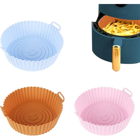 Molde Silicona Para Air Fryer Antiadherente Freidora De Aire