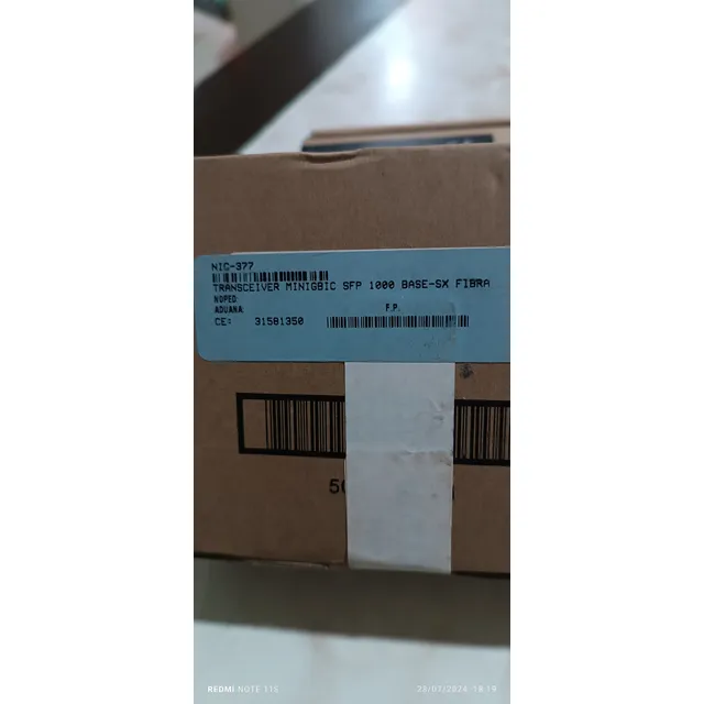 Transceiver Minigibic Sfp 1000 Base-sx Fibra