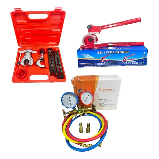 Kit De Herramientas Refrigeracion, Manifold R22/r410a/r134a