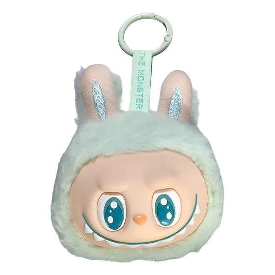 Labubu Monsters Vinilo Peluche Llavero Verde Colección Labu