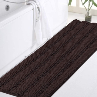 Alfombra De Baño De Color Turquesa, Absorbente, A Rayas, 120 Alfombra De Baño De Color Turquesa, Absorbente, A Rayas, 120