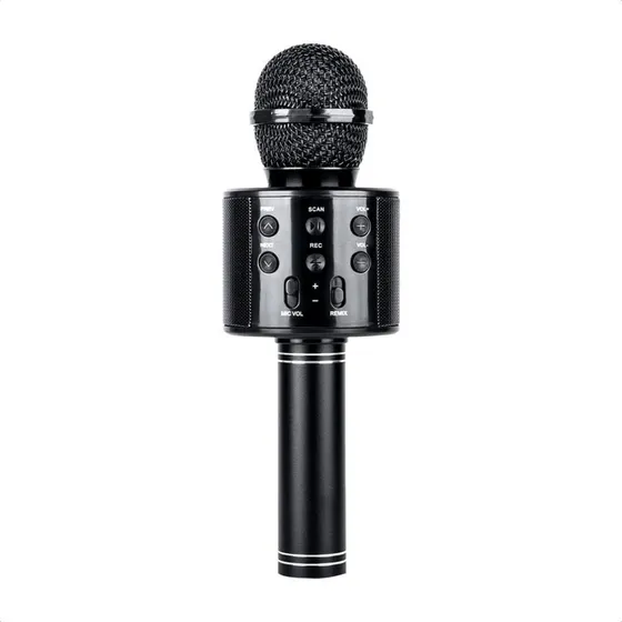 Microfono Karaoke Con Corneta Bluetooth 4 Modos Mp3