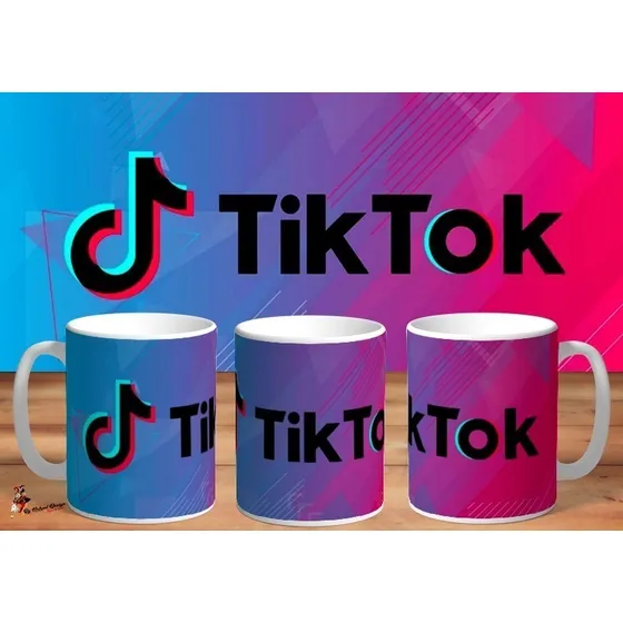 Taza De Ceramica Tik Tok 4k Art