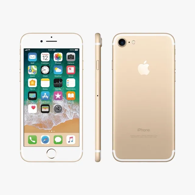 Apple iPhone 7 128gb Gold Cargador Cable Funda Templado
