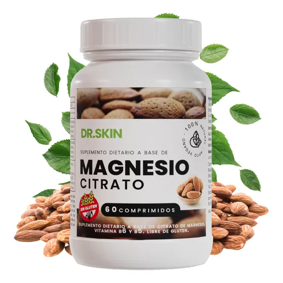 Citrato De Magnesio 100%  - ¡mejora Tu Bienestar! 60 Comps