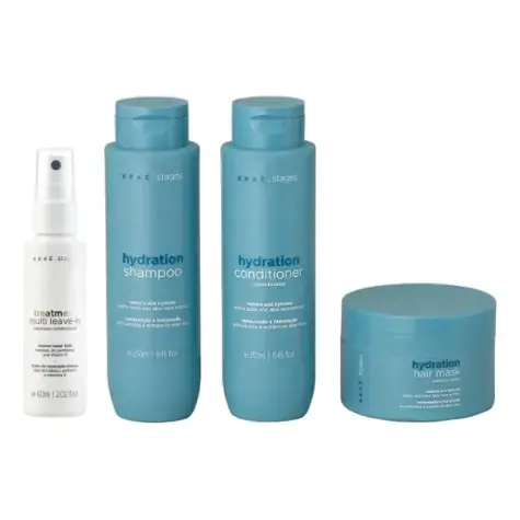 Kit Brae Stages Hydration Sh+cd+masc+leave-in 60ml