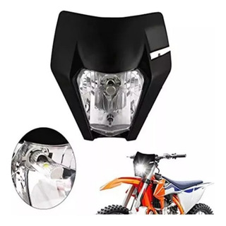 Carcasa Negra Del Faro H4 Faro De Conversión Motocross Ktm Carcasa Negra Del Faro H4 Faro De Conversión Motocross Ktm