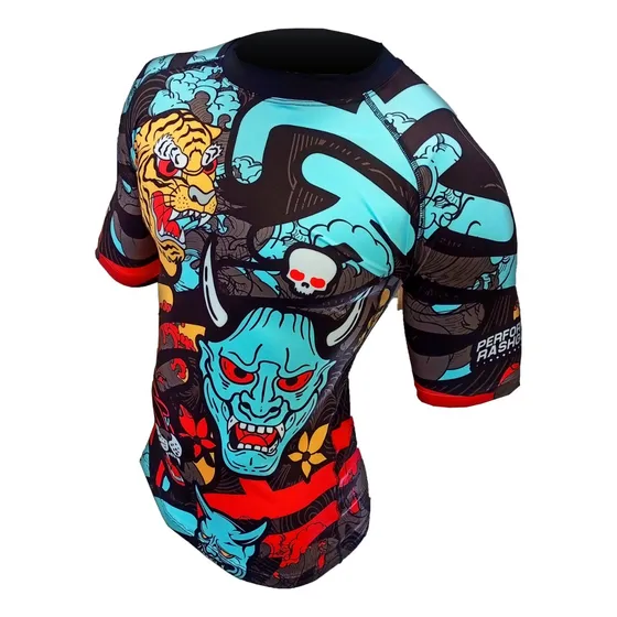 Remera Okami Fgt Compresión Primera Piel Lycra Rash 