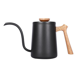 Hervidor De Cuello De Cisne Verter Sobre Negro Negro 600ml Hervidor De Cuello De Cisne Verter Sobre Negro Negro 600ml