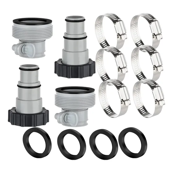 Adaptador Manguera Piscina Tipo B Arandela Abrazadera Para