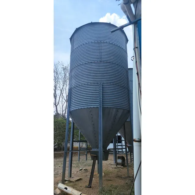 Silos De Almacenamiento 5000ton Nuevos Galvanizados
