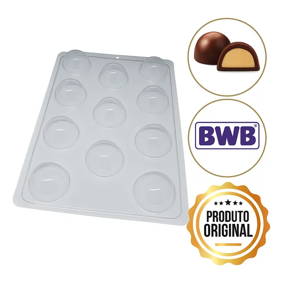 Kit Forma Silicone 3 Parte Trufa Pequena 45g 11 Cavidadesp41