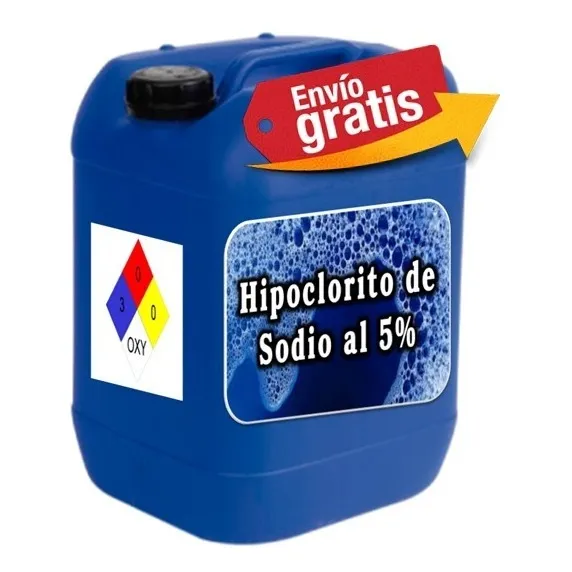 Hipoclorito De Sodio 5% X 20 Litros Desinfectante Cloro 
