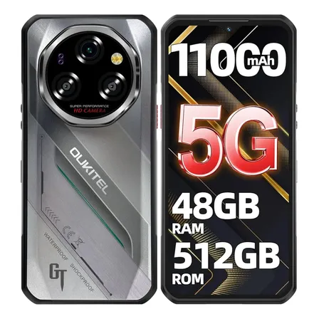 Cat S62 Pro -oukitel Wp62 5g 48gb Ram 512gb 11000mah Robusto Silver