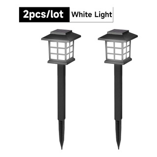 2pcs Solar Garden Lights Luz De Pie De La Calzada Del Jardín 2pcs Solar Garden Lights Luz De Pie De La Calzada Del Jardín