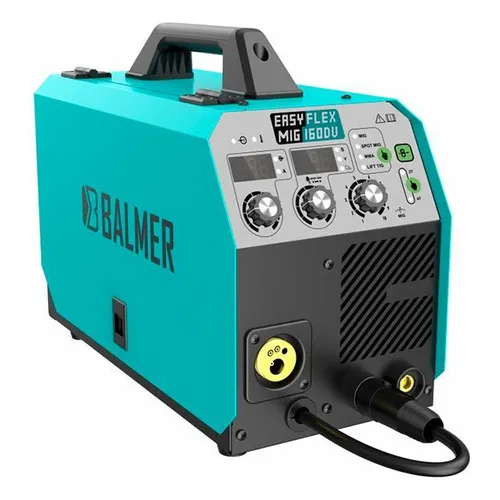 Máquina Solda Multiprocesso Mig Tig Eletrodo Easy Flexmig 160 DV Balmer Frequência 50 Hz/60 Hz 127/220V